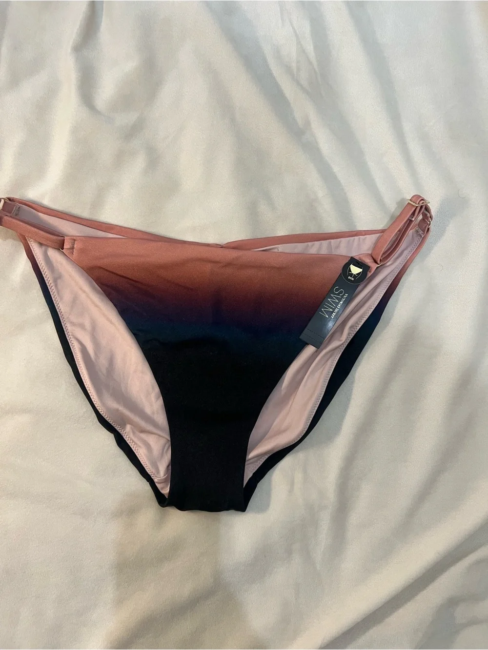 Victoria's Secret Pink to Black Ombre Bikini Bottom